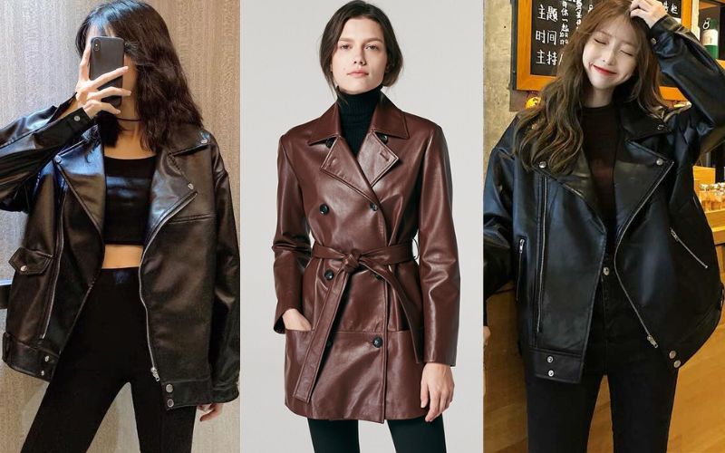 Bí quyết mix đồ với áo khoác da nữ đẹp hiệu quả nhất 2019 - ANN.COM.VN