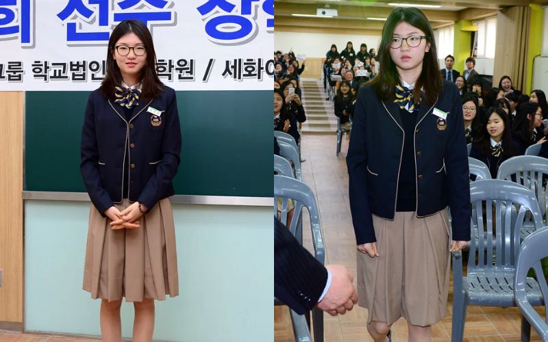 Bộ Đồng Phục Học Sinh Ba Món Gồm Áo Sơ Mi Và Chân Váy Ôm Dáng Phong Cách Hàn  Quốc Dành Cho Nữ - Tìm Voucher