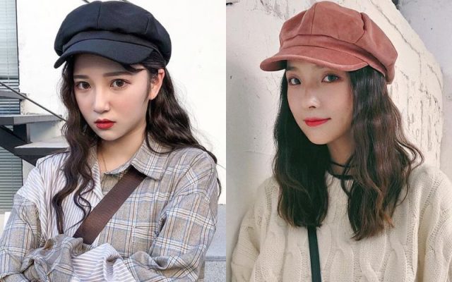 shop mu Beret thoi trang