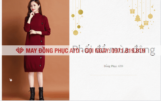 Váy Len Nữ Dáng Suông Dài Tay Nữ Mùa ĐôngĐầm Len Tay Dài Thời Trang