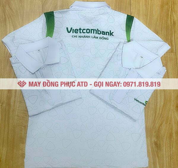 Áo đồng phục ngân hàng Vietcombank chi nhánh Lâm Đồng 2