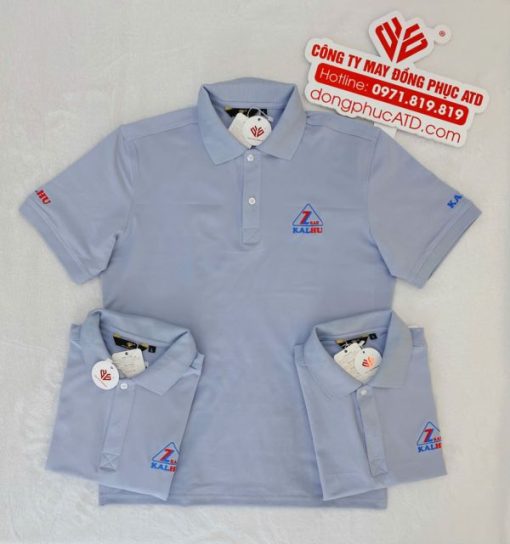 Áo Thun Đồng Phục Màu Ghi Sáng KALHU – Sự Lựa Chọn Hoàn Hảo Cho Mọi Doanh Nghiệp