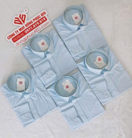 Áo Sơ Mi Đồng Phục Kẻ Xanh Da Trời – Phong Cách Chuyên Nghiệp Và Thanh Lịch