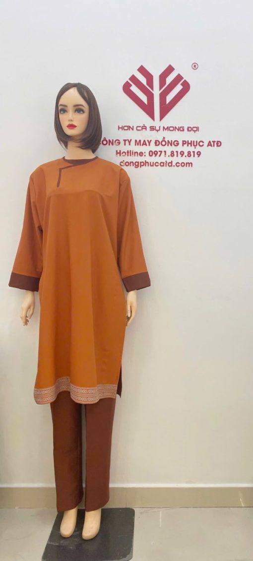 Áo Đồng Phục Lễ Chùa Màu Nâu – Biểu Tượng Của Sự Thanh Tịnh Và Tôn Kính
