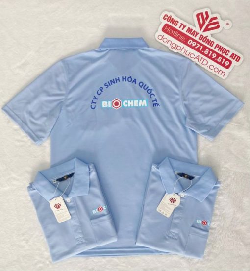 Áo Thun Đồng Phục CTy CP Sinh Hóa Quốc Tế BIOCHEM – Thiết Kế Cao Cấp