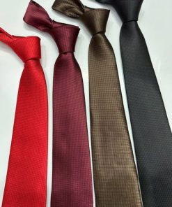 Cà Vạt Một Màu May Sẵn – Phụ Kiện Đồng Phục Không Thể Thiếu