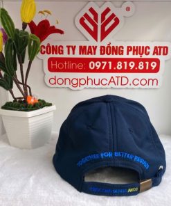 113 Non dong phuc mau xanh than De Hues 3