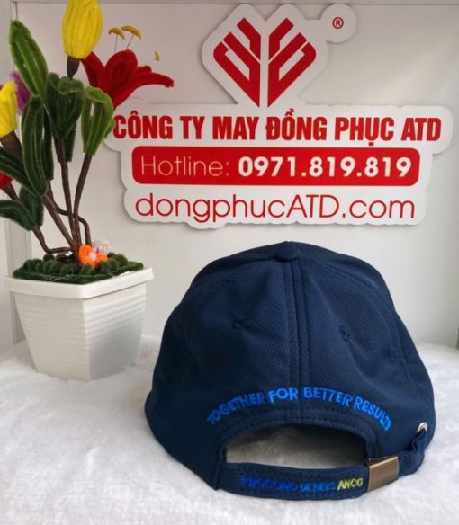 113 Non dong phuc mau xanh than De Hues 3