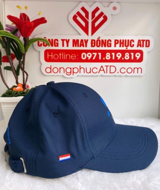 113 Non dong phuc mau xanh than De Hues 4