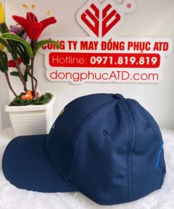 113 Non dong phuc mau xanh than De Hues 5