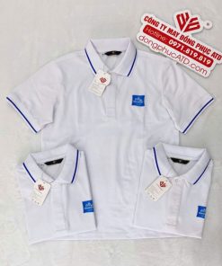 Áo Thun Đồng Phục Trắng Phối Xanh Lam Oldenburger