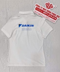 Áo Thun Đồng Phục Màu Trắng DAIKIN – Thanh Lịch & Chuyên Nghiệp