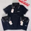 Giới thiệu mẫu áo thun đồng phục đen phối trắng 2 VC – Sang trọng, tinh tế, khác biệt