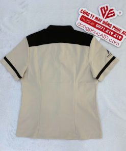 Áo đồng phục khách sạn màu nâu phối đen – Chuẩn mực của sự chuyên nghiệp và đẳng cấp dịch vụ
