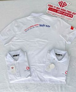 Áo Thun Đồng Phục Màu Trắng Dũng Giang – Biểu Tượng Tối Giản, Tạo Dấu Ấn Chuyên Nghiệp