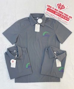 Áo thun đồng phục màu ghi DSTS – Sự lựa chọn tối ưu cho hình ảnh chuyên nghiệp và hiện đại