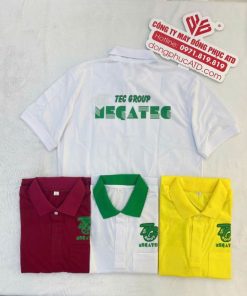 Áo thun đồng phục màu vàng MEGATEG – Bừng sáng thương hiệu, nổi bật đội ngũ